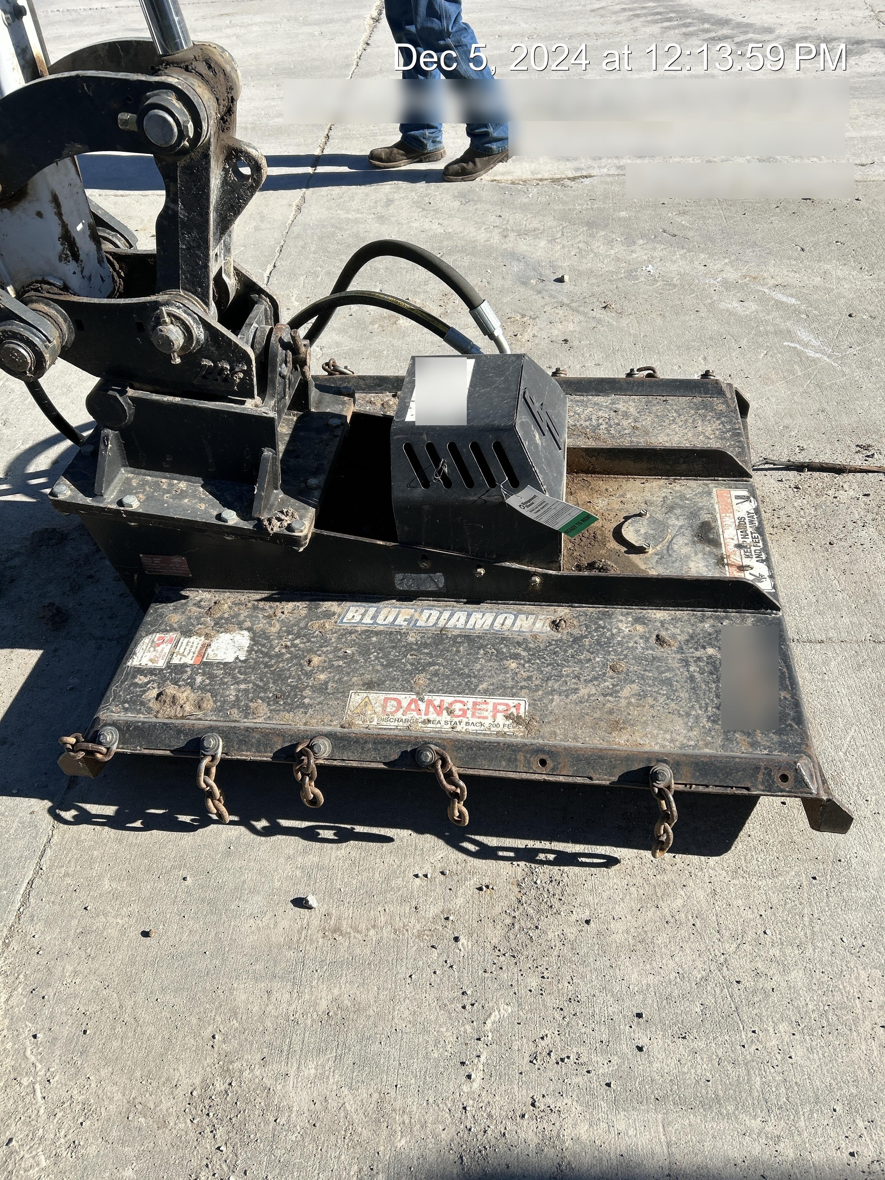 2019 BLUE DIAMOND 42" Brush Cutter, Mini Excavator