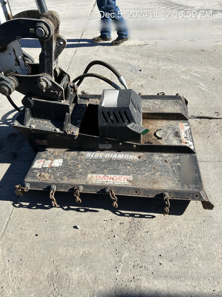 2019 BLUE DIAMOND 42" Brush Cutter, Mini Excavator