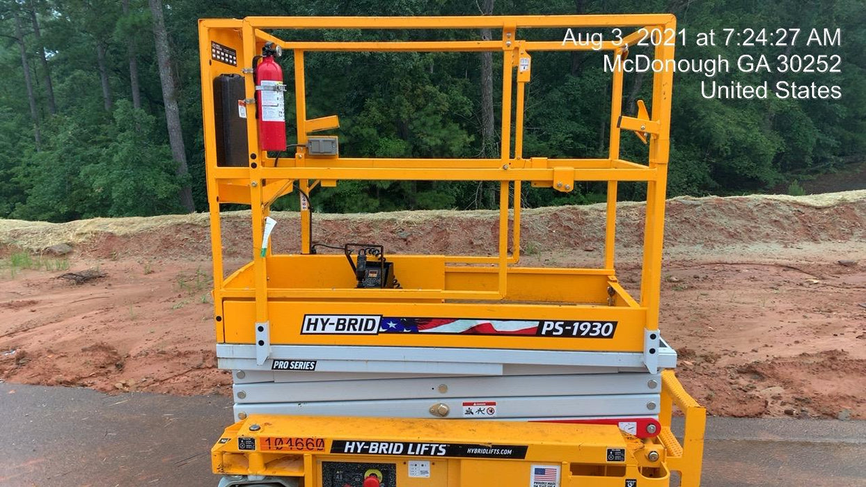 2020 Hy-Brid PS-1930 Pro Series - 19' Scissor Lift, LCS