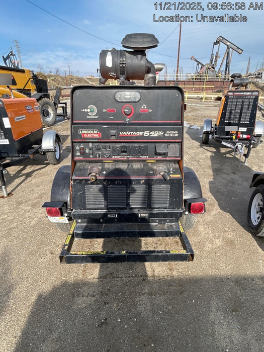 2021 Lincoln Electric Vantage 549X Ready Pak 3, ORANGE (includes trailer, cable rack, fender light kit)