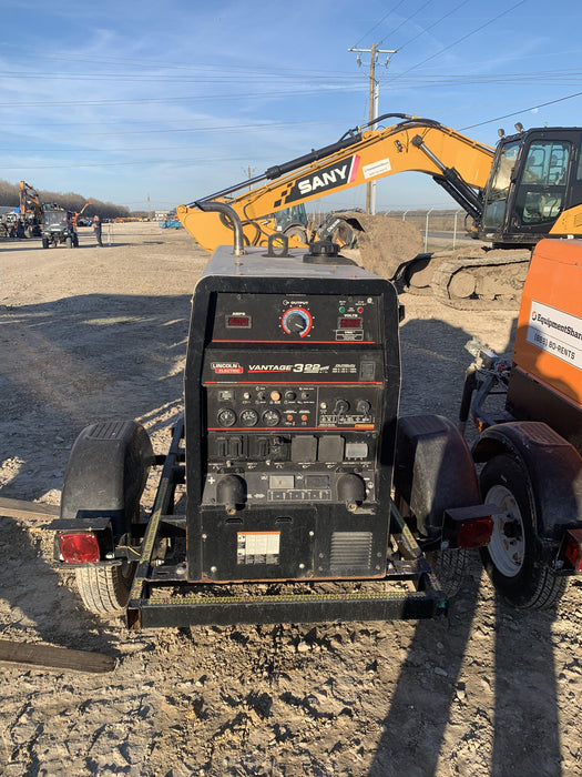 2020 Lincoln Electric Vantage 322 Welder Ready-Pak 3, w/ GPS & Decals (includes trailer, cable rack, fender light kit)