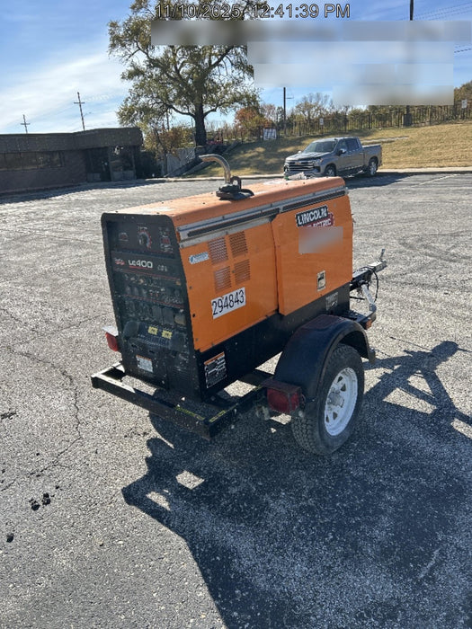 2023 Lincoln Electric LE400 Kubota V1505, Trlr, Cable Rack, Light Kit, ES Decals, T3