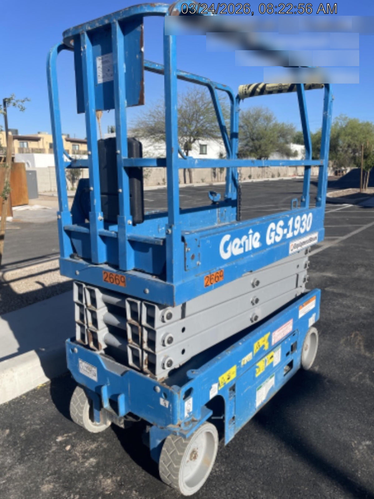 2016 Genie GS-1930 Genie GS-1930 Scissor Lift