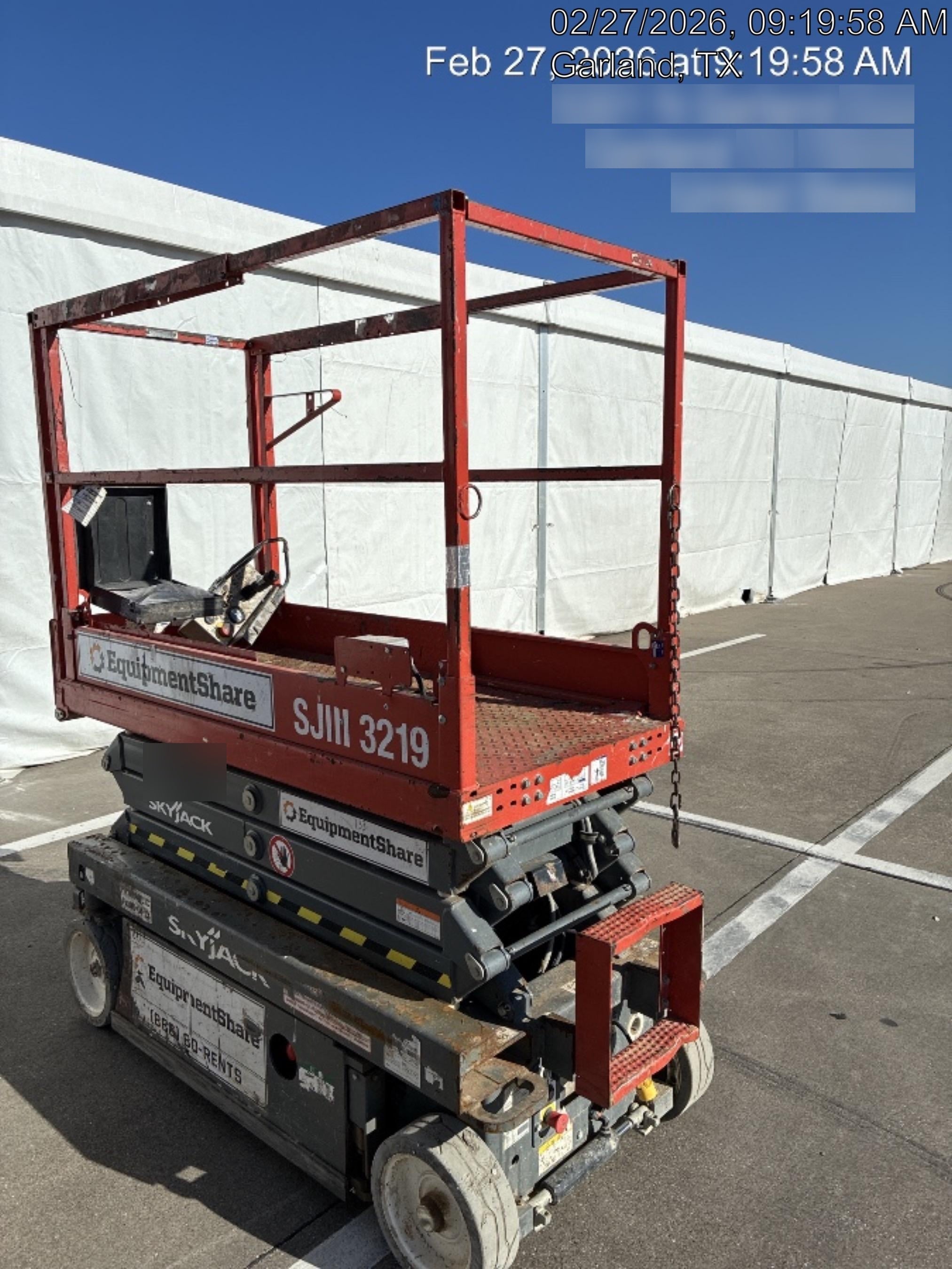 2019 Skyjack SJIII-3219 Standard w/Trojan Batteries