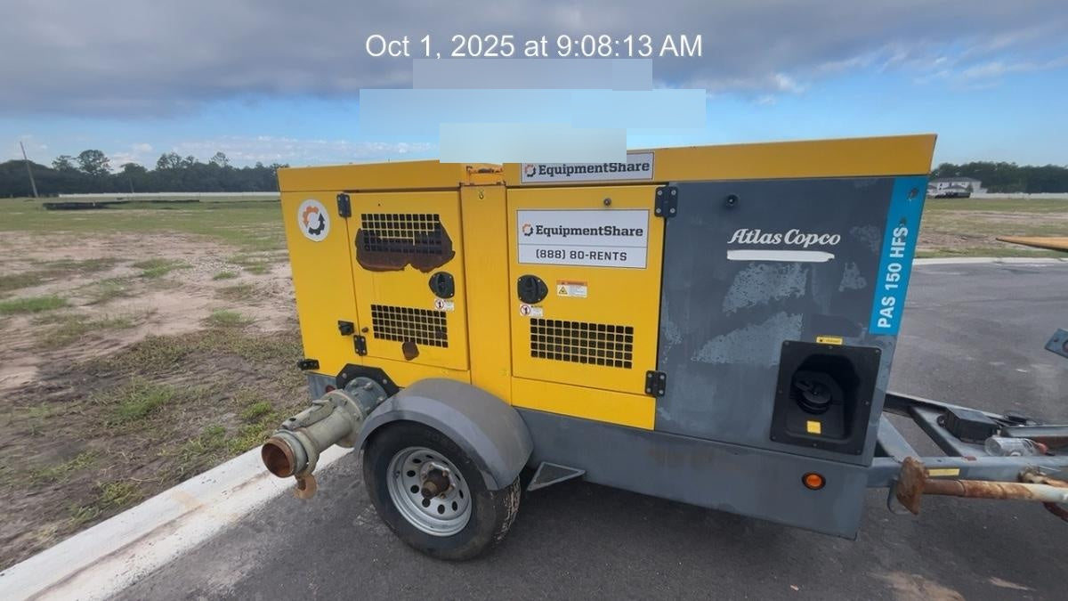 2020 ATLAS COPCO PAS 150 HF CS Enclosed
