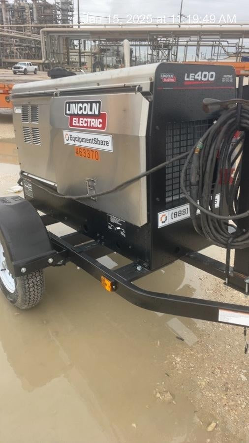 2024 Lincoln Electric LE400 Kubota V1505, Trlr, Cable Rack, Light Kit, ES Decals, T3