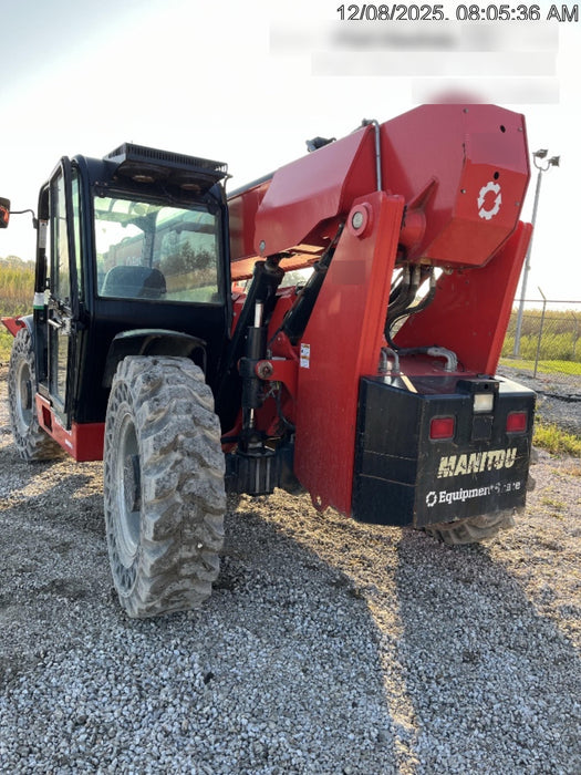 2020 Manitou MTA12055SER3 Cab/Heat/Air, Solid Tires, Amber Strobe, Lift Hook w/66" Carriage, 60" Forks