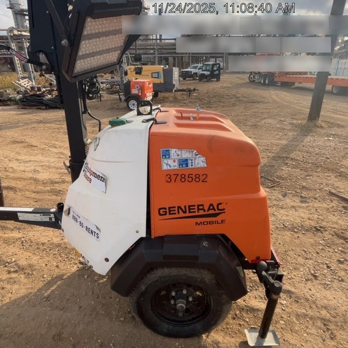 2023 Generac MLT2 Diesel, Flex Switch 120V Input, Powerzone Controller, 
(4) 320W LED Lights, 4kW Generator, 39.9 Gal Fuel Tank, 2" Ball, T3
