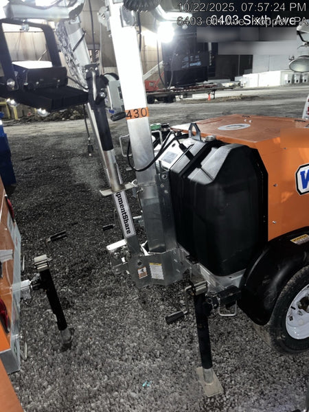 2024 Wanco WLTT-4MM4K Diesel, Deep Sea Controller, Shore Power Plug, Auto Start, (4) 350W LED Floodlights, 4kW Generator, 60 Gal Fuel Tank, 2" Ball, T3