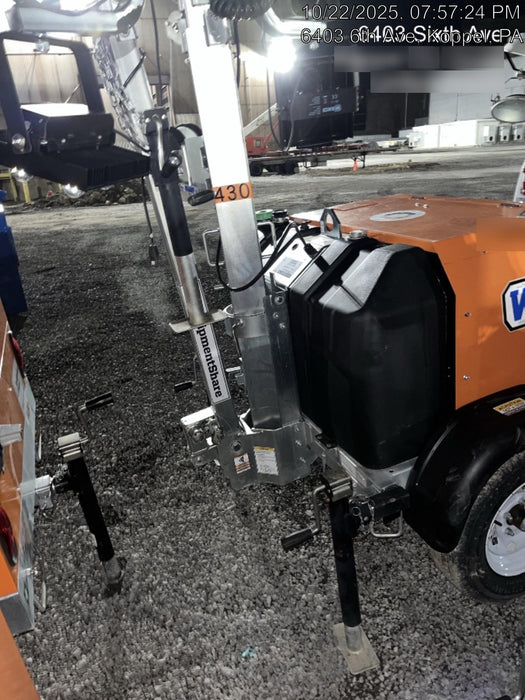 2024 Wanco WLTT-4MM4K Diesel, Deep Sea Controller, Shore Power Plug, Auto Start, (4) 350W LED Floodlights, 4kW Generator, 60 Gal Fuel Tank, 2" Ball, T3