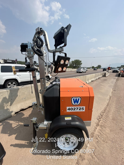 2024 Wanco WLTT-4MM4K Diesel, Deep Sea Controller, Shore Power Plug, Auto Start, (4) 350W LED Floodlights, 4kW Generator, 60 Gal Fuel Tank, 2" Ball, T3