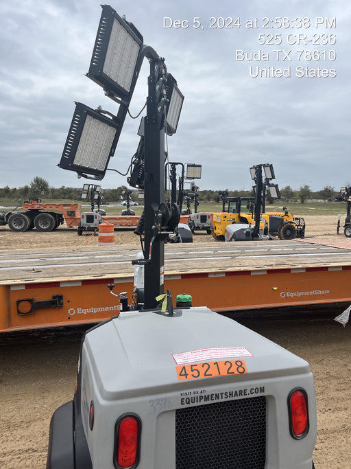 2024 Wacker Neuson LTT4 Diesel, Kohler KDW702, Deep Sea Controller, Auto Start, LED 320W, Bypass Outlet, T3