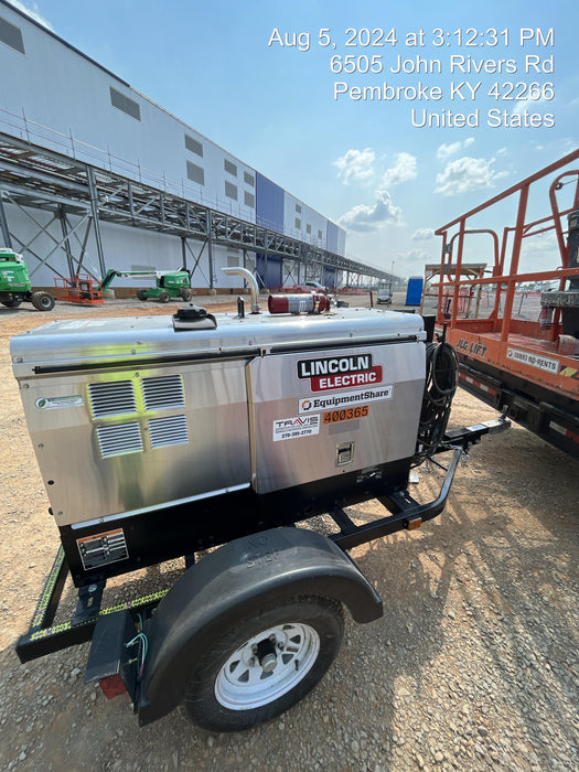 2024 Lincoln Electric LE400 Kubota V1505, Trlr, Cable Rack, Light Kit, ES Decals, T3