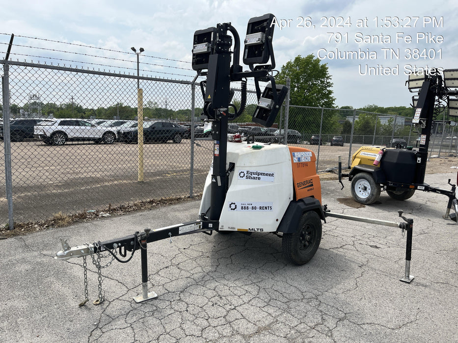 2023 Generac MLT2 Diesel, Flex Switch 120V Input, Powerzone Controller, 
(4) 320W LED Lights, 4kW Generator, 39.9 Gal Fuel Tank, 2" Ball, T3