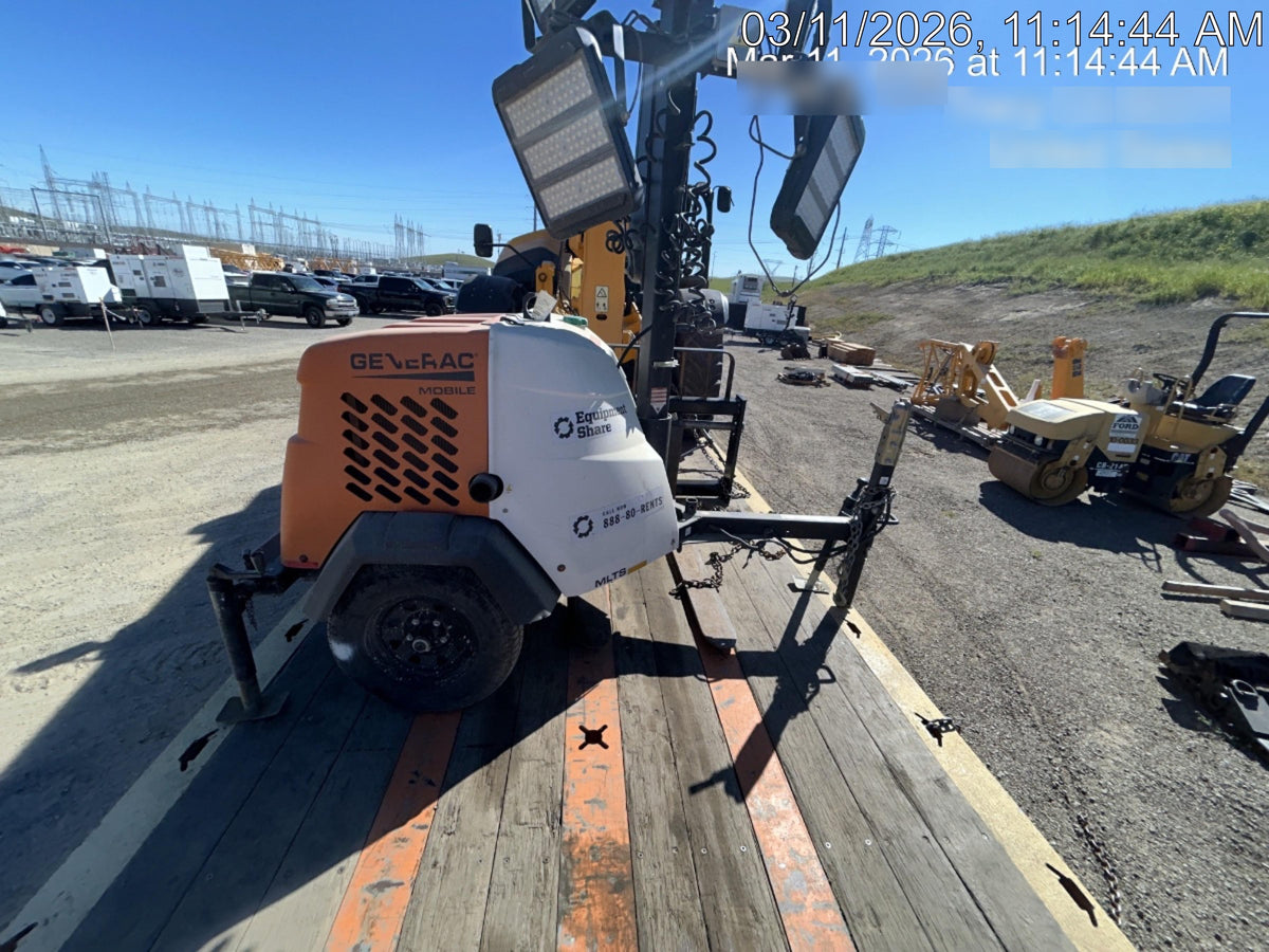 2023 Generac MLT2 Diesel, Flex Switch 120V Input, Powerzone Controller, (4) 320W LED Lights, 4kW Generator, 39.9 Gal Fuel Tank, 2" Ball, T3