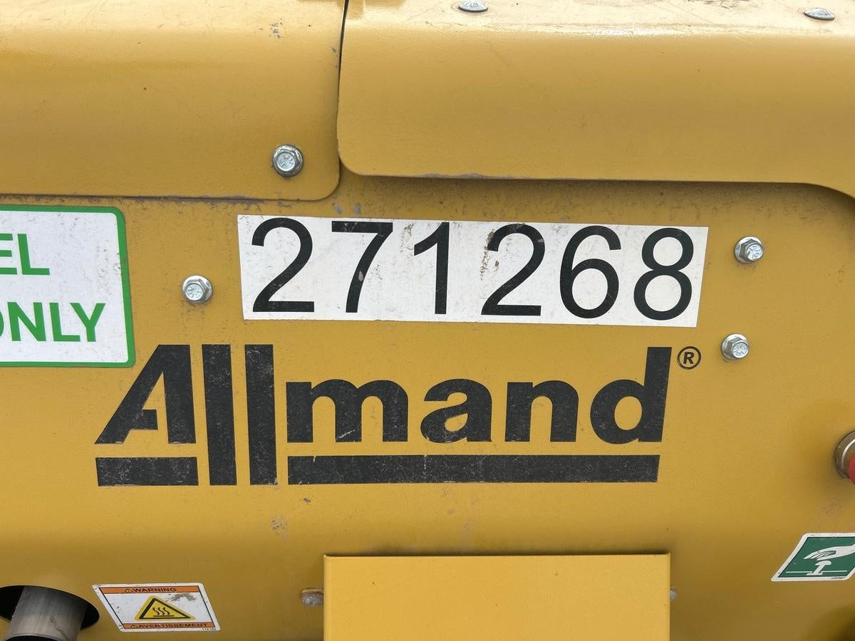 2022 Allmand NLV3GR (4) LED Light Fixture 350W, 23' Vertical Mast, 3kW Prime, Towable, ES Decals, T3