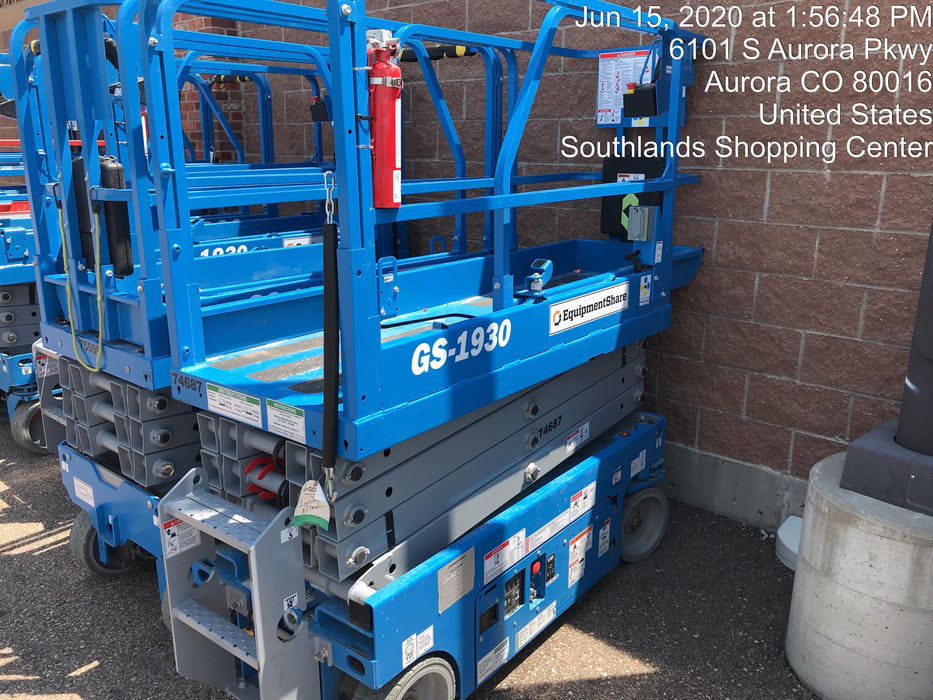 2020 Genie GS-1930 Fixed rails with chain entry gate - Pre A92.20