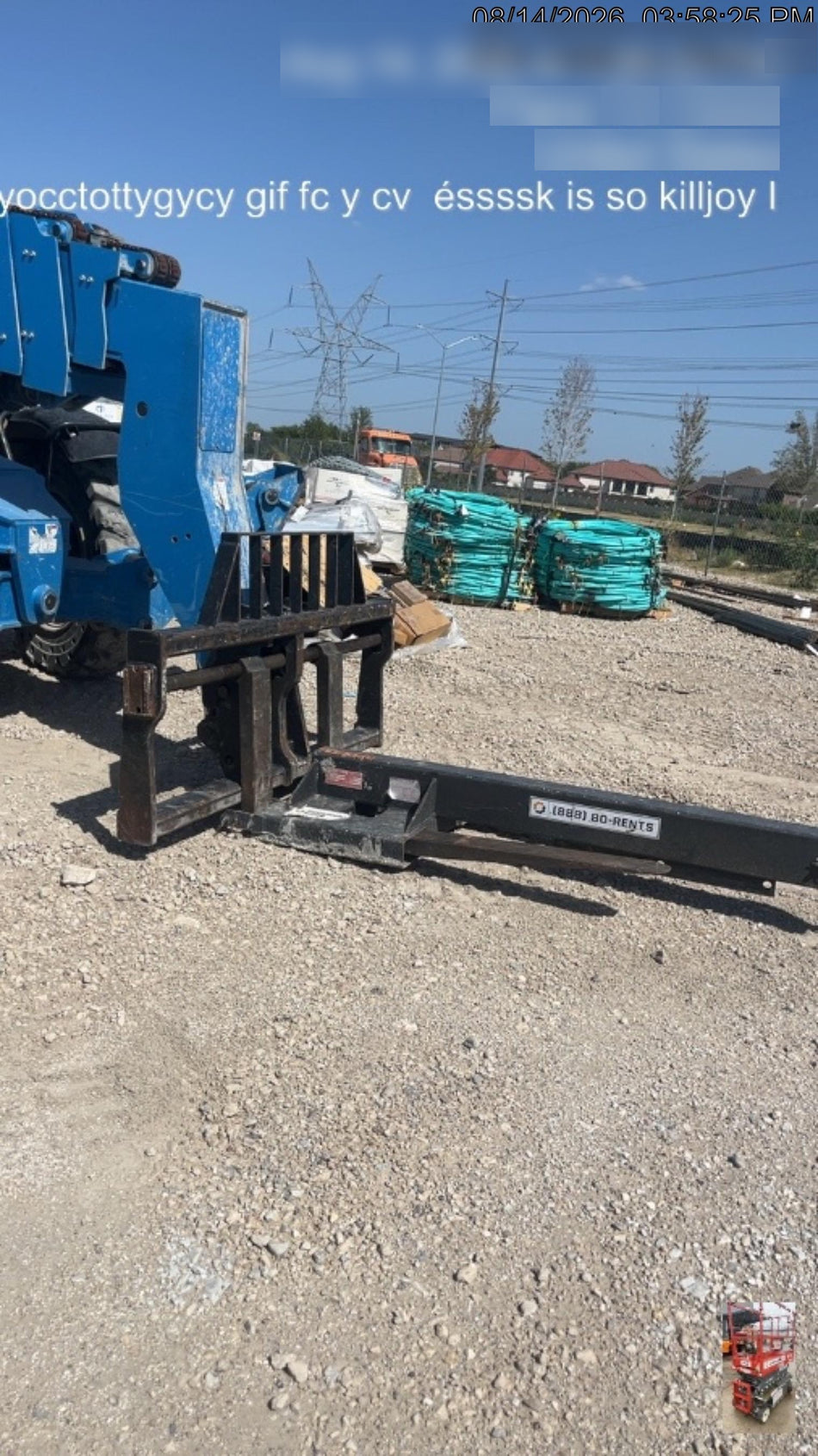 2017 Genie GTH-1056 Open Cab/Solid Tires