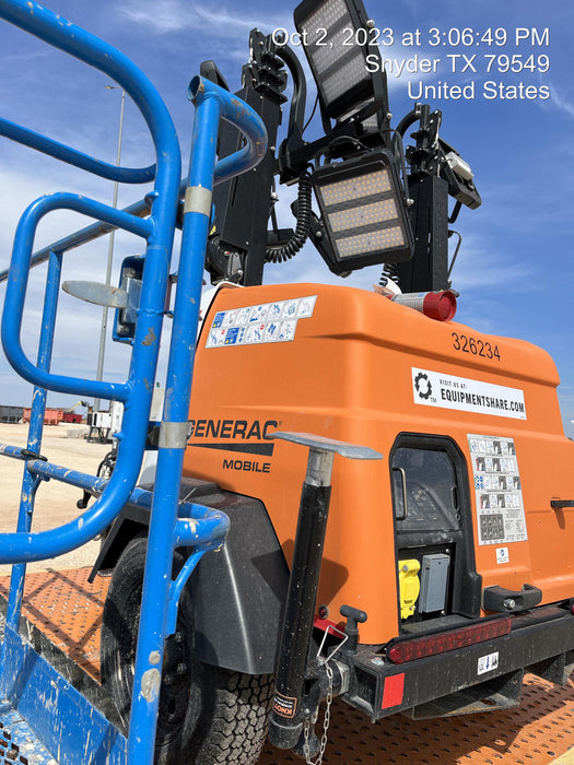 2023 Generac MLT2 Diesel, Flex Switch 120V Input, Powerzone Controller, (4) 320W LED Lights, 4kW Generator, 39.9 Gal Fuel Tank, 2" Ball, T3