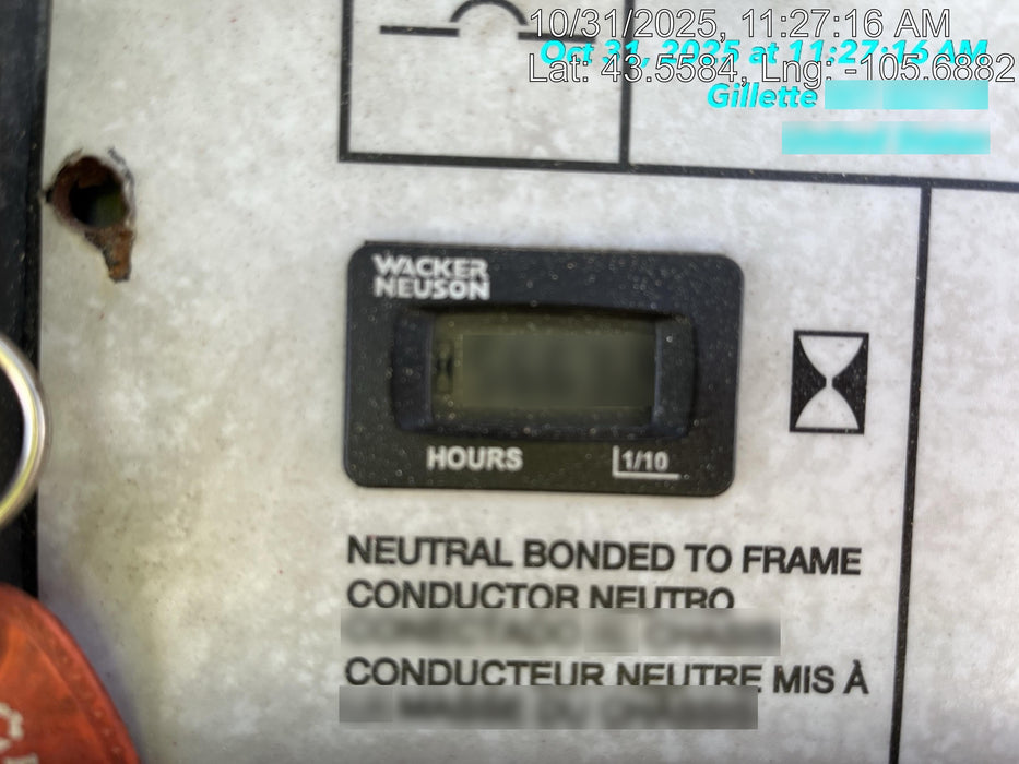 2018 Wacker Neuson LTV6L-MH Wacker Neuson LTV6L Mobile Light Tower w/Fuel Level Sensor Installed