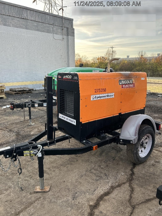 2022 Lincoln Electric LE400 Kubota V1505, Trlr, Cable Rack, Light Kit, ES Decals, T3