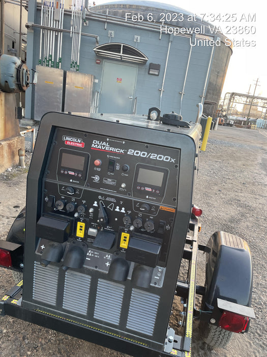 2021 Lincoln Electric Dual Maverick 200/200X Ready Pak 3, Includes Trailer, Cable Rack, Fender Light Kit