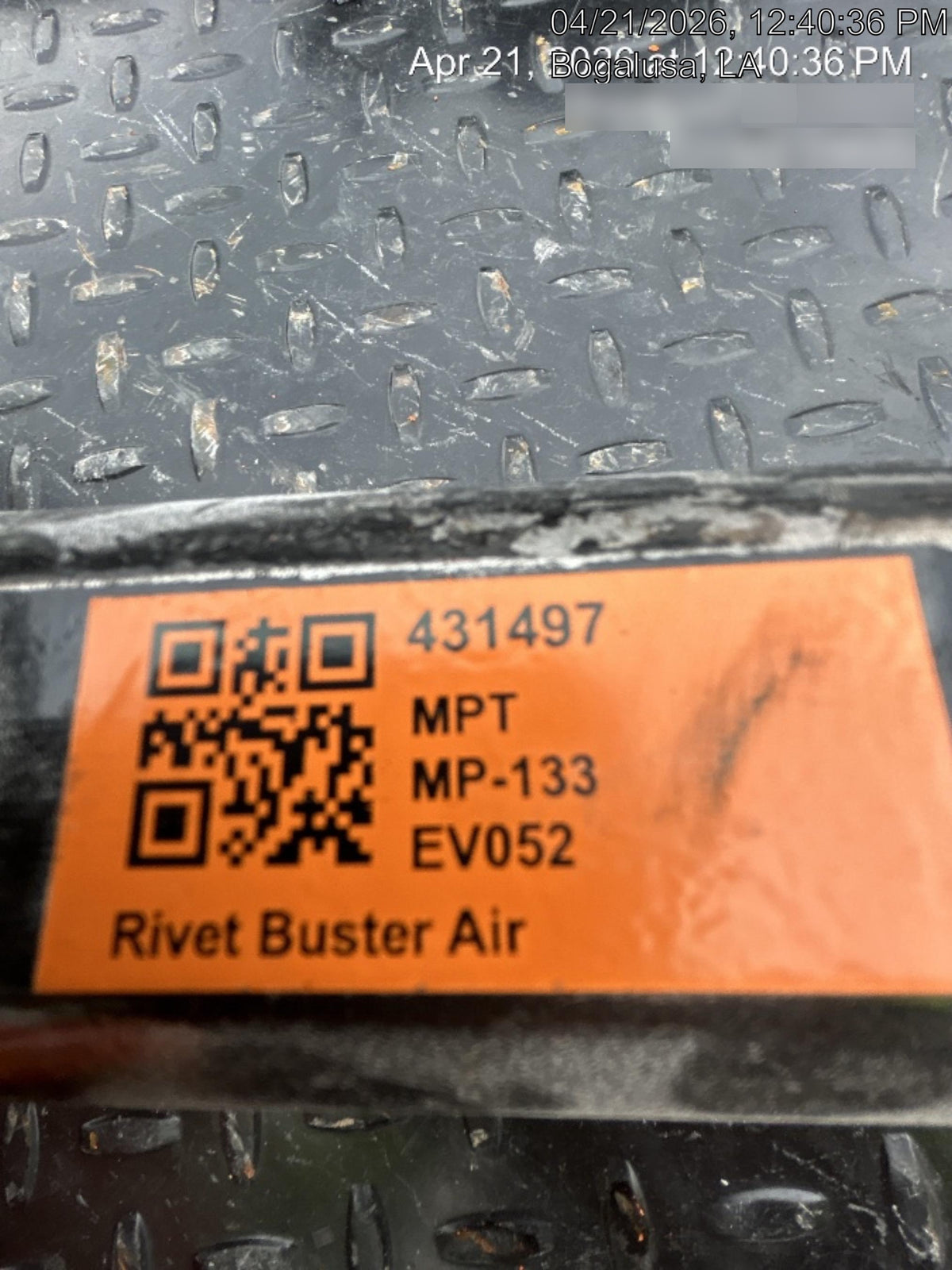 2024 MICHIGAN PNEUMATIC MP-133-ORANGE-NEP