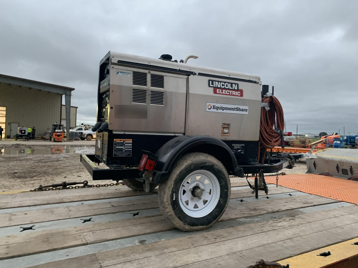 2019 Lincoln Electric Vantage 322 Ready-Pak 3, Two Wheel Trailer, Fender and Light Kit, Cable Rack