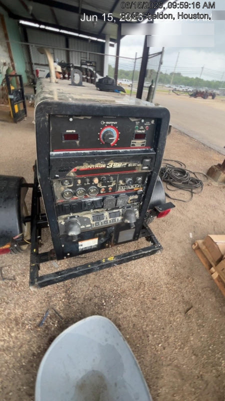 2019 Lincoln Electric Vantage 322 Ready-Pak 3, Two Wheel Trailer, Fender and Light Kit, Cable Rack