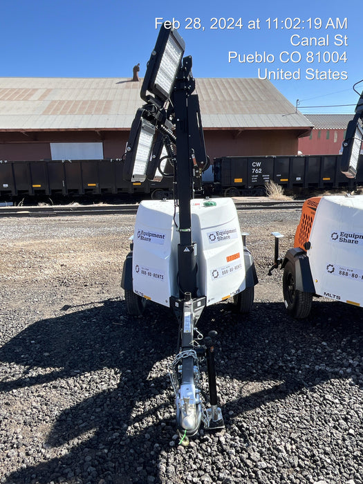 2023 Generac MLT2 Diesel, Flex Switch 120V Input, Powerzone Controller, 
(4) 320W LED Lights, 4kW Generator, 39.9 Gal Fuel Tank, 2" Ball, T3