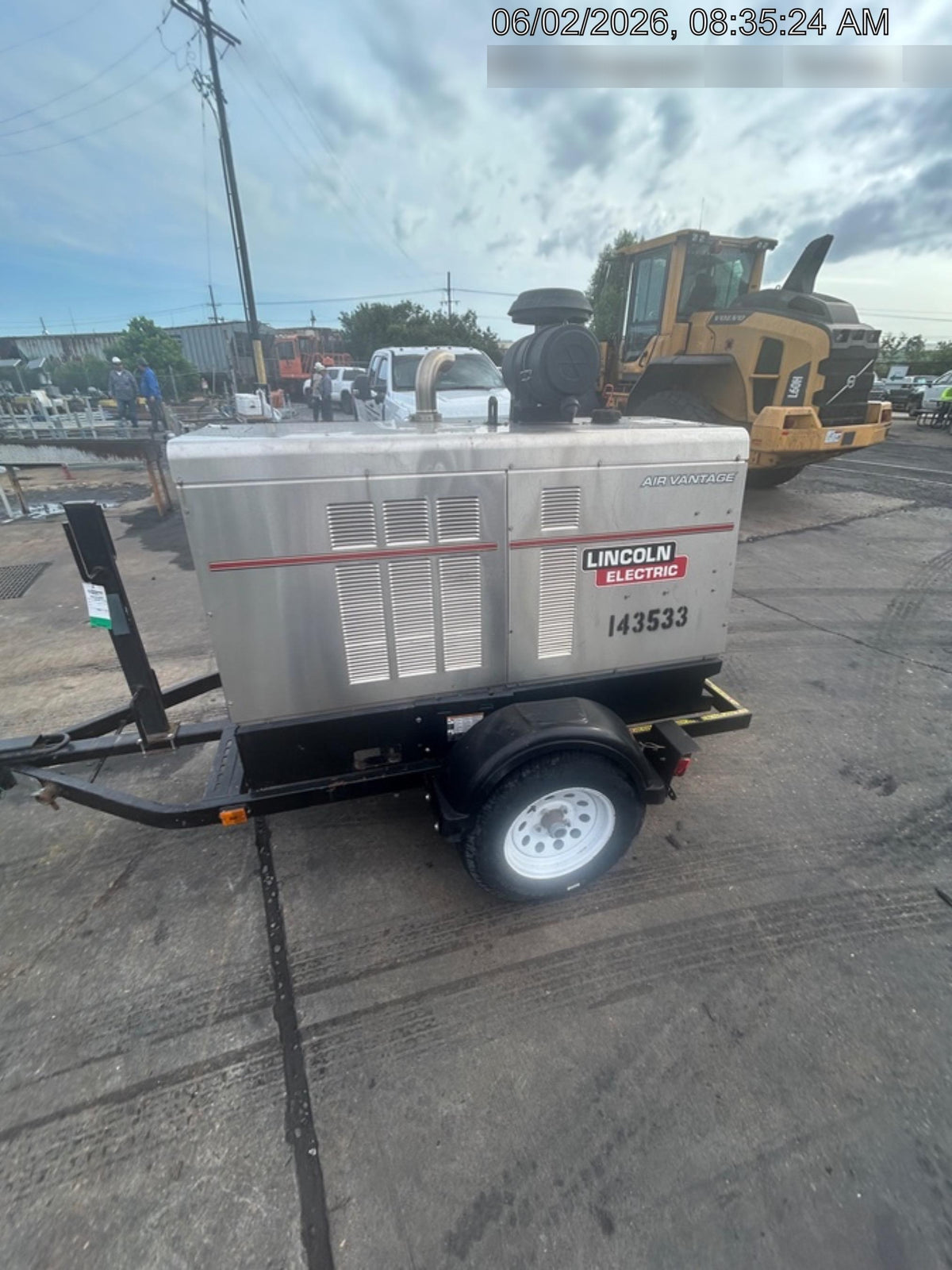 2021 Lincoln Electric Air Vantage 566 Air Vantage 566X Ready Pak 3 (includes trailer, cable rack, fender light kit); no telematics