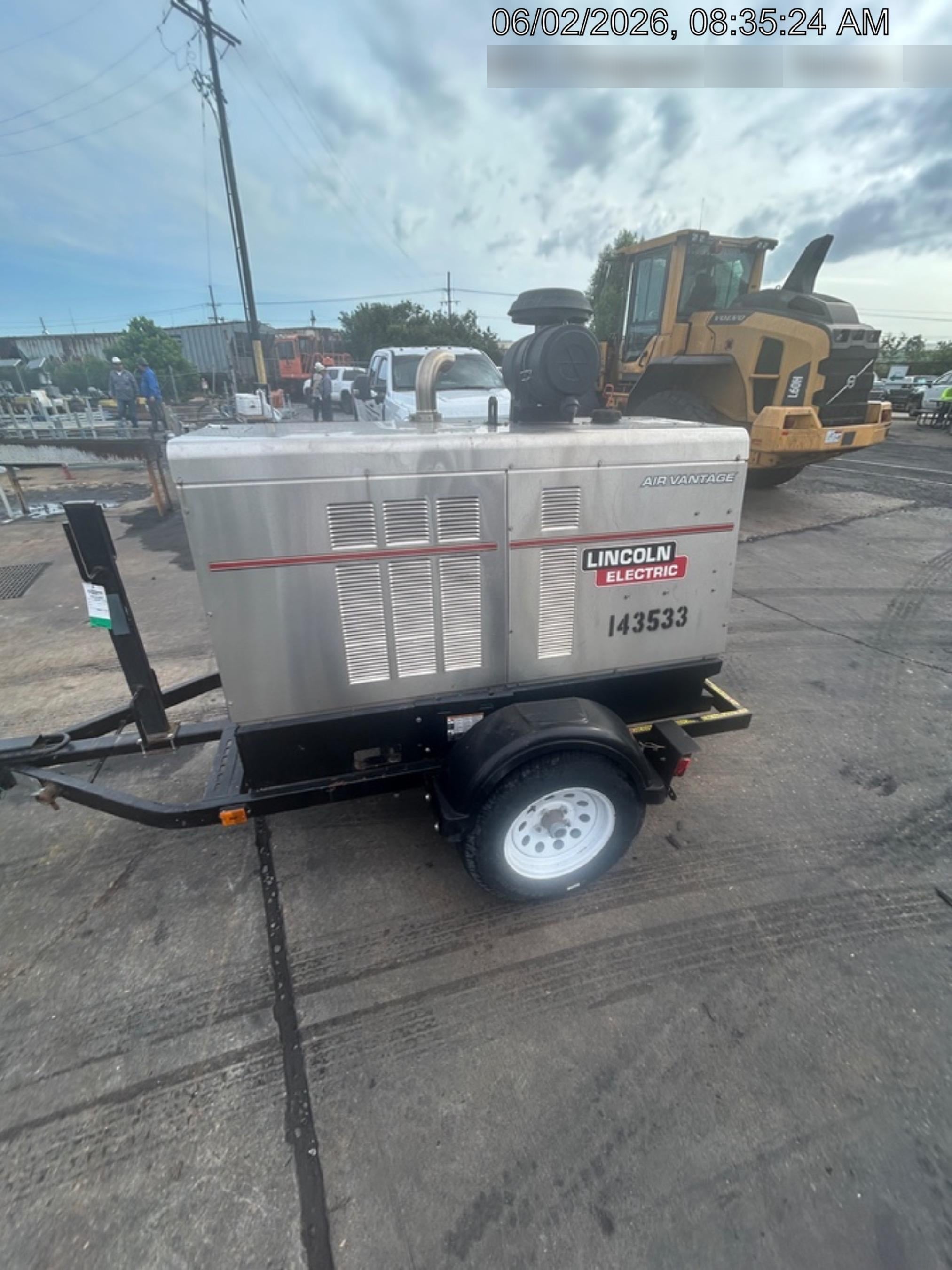 2021 Lincoln Electric Air Vantage 566 Air Vantage 566X Ready Pak 3 (includes trailer, cable rack, fender light kit); no telematics