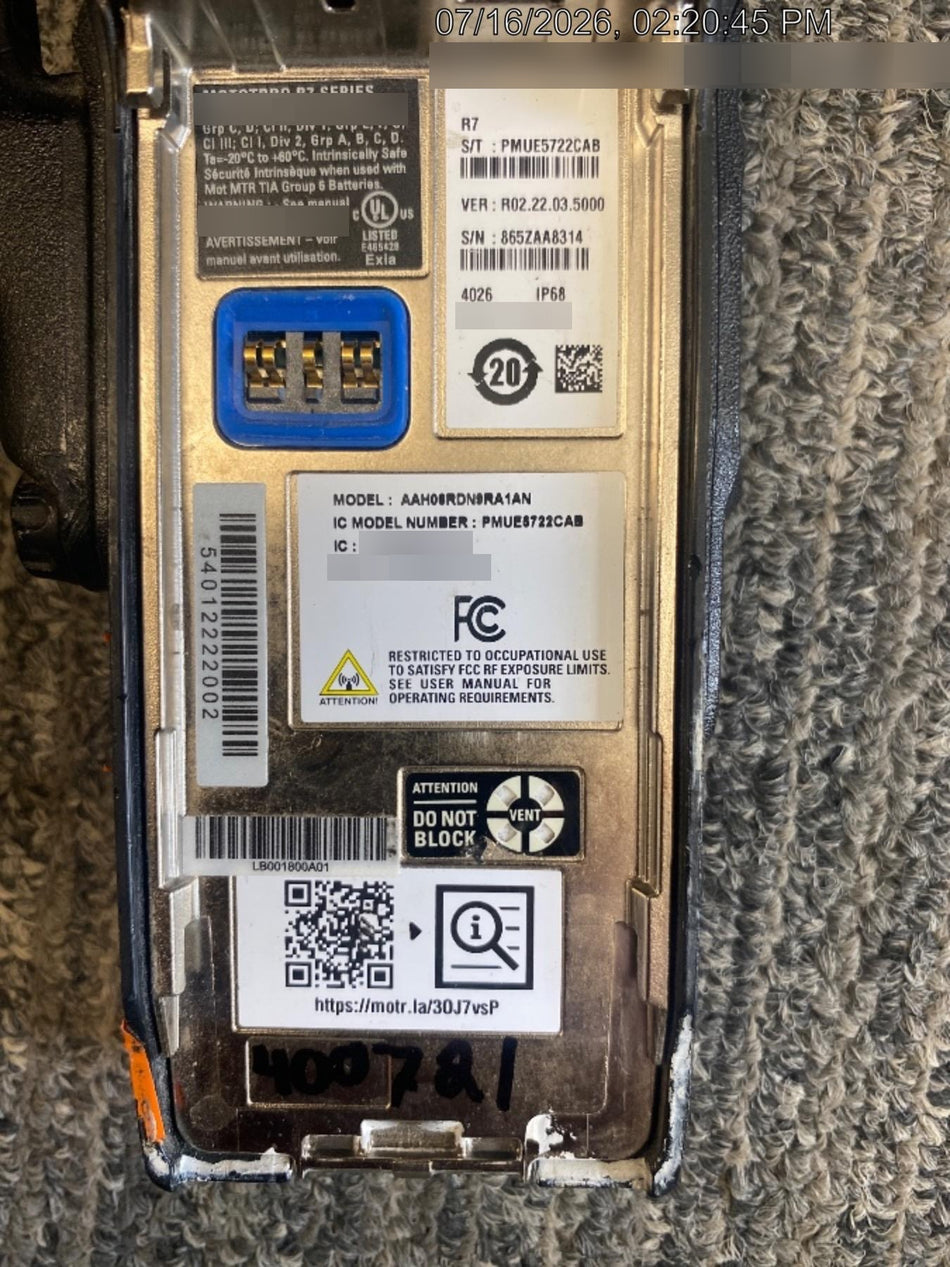 2024 MOTOROLA R7 DISPLAY