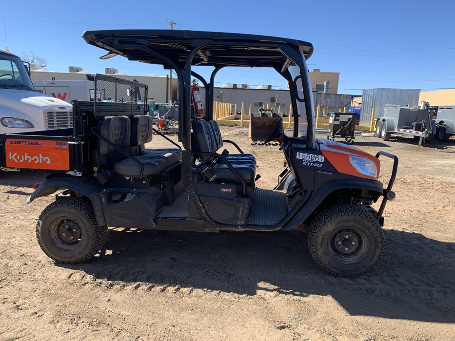 2021 Kubota RTV-X1140W-H Plastic Canopy, Windshield Acrylic Clear, LED Strobe Light, Wire Harness Kit, Back up Alarm