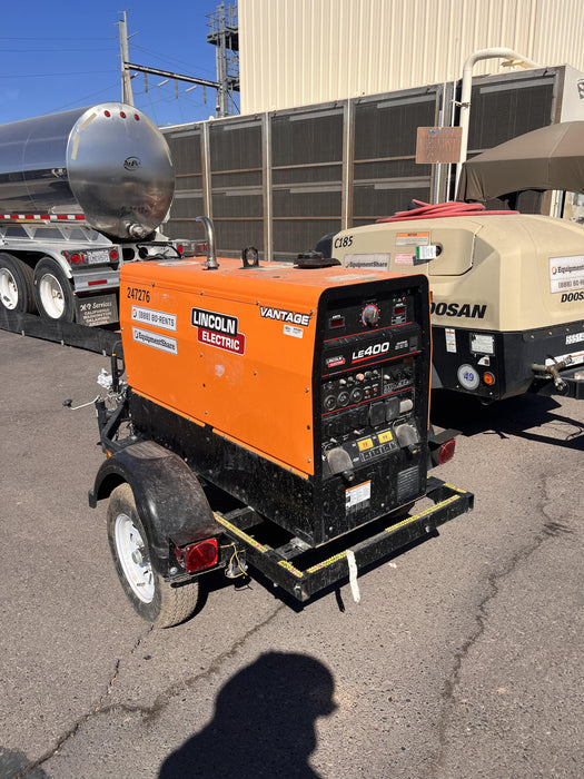 2022 Lincoln Electric LE400 Kubota V1505, Trlr, Cable Rack, Light Kit, ES Decals, T3