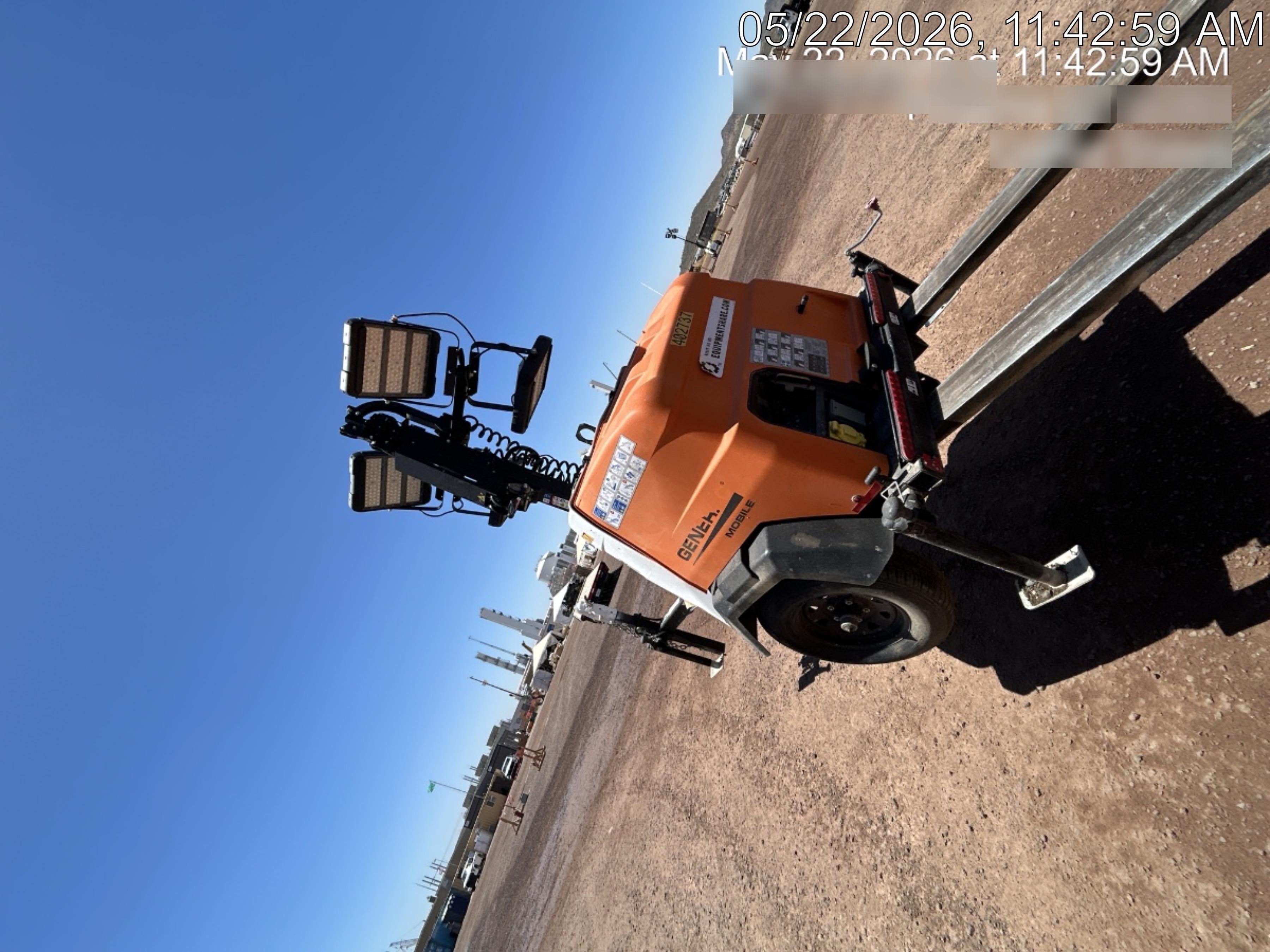 2024 Generac MLT2 Diesel, Flex Switch 120V Input, Powerzone Controller, 
(4) 320W LED Lights, 4kW Generator, 39.9 Gal Fuel Tank, 2" Ball, T3