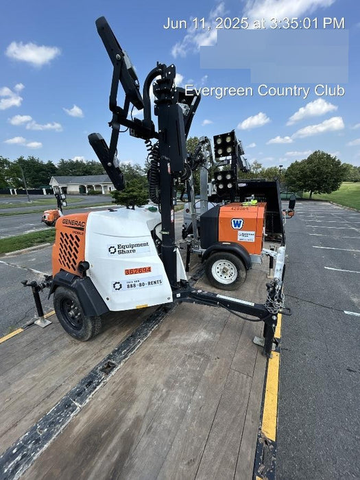 2023 Generac MLT2 Diesel, Flex Switch 120V Input, Powerzone Controller, 
(4) 320W LED Lights, 4kW Generator, 39.9 Gal Fuel Tank, 2" Ball, T3