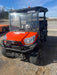 2022 Kubota RTV-X1140W-H Plastic Canopy, Windshield Acrylic Clear, LED Strobe Light, Wire Harness Kit, Back up Alarm