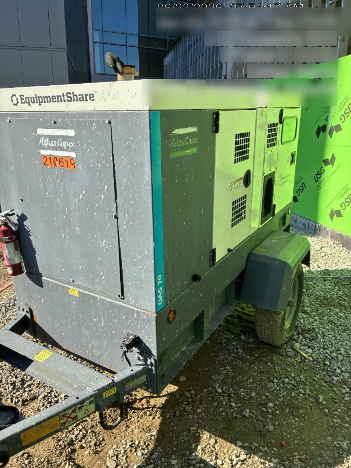 2022 ATLAS COPCO WAGNER QAS 70