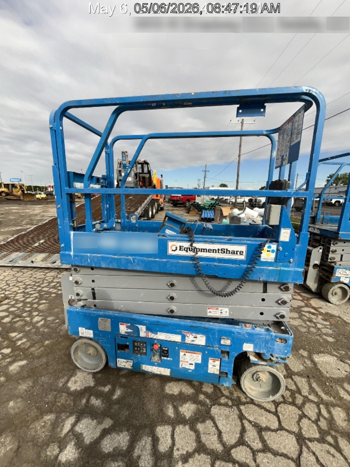 2020 Genie GS-1930 Solid Non Marking Tires, Beacon, Folding rails with half height swing gate