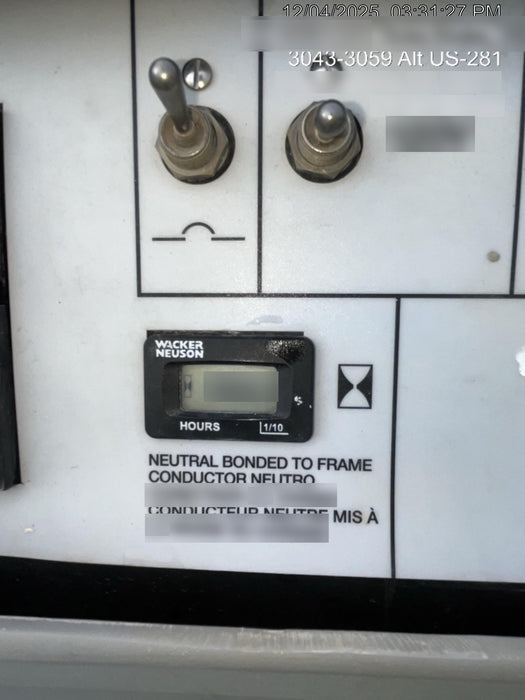 2018 Wacker Neuson LTV6L-MH Wacker Neuson LTV6L Towable Light Tower