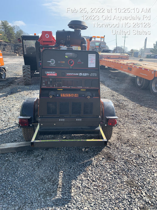 2021 Lincoln Electric Vantage 549X Ready Pak 3, ORANGE (includes trailer, cable rack, fender light kit)