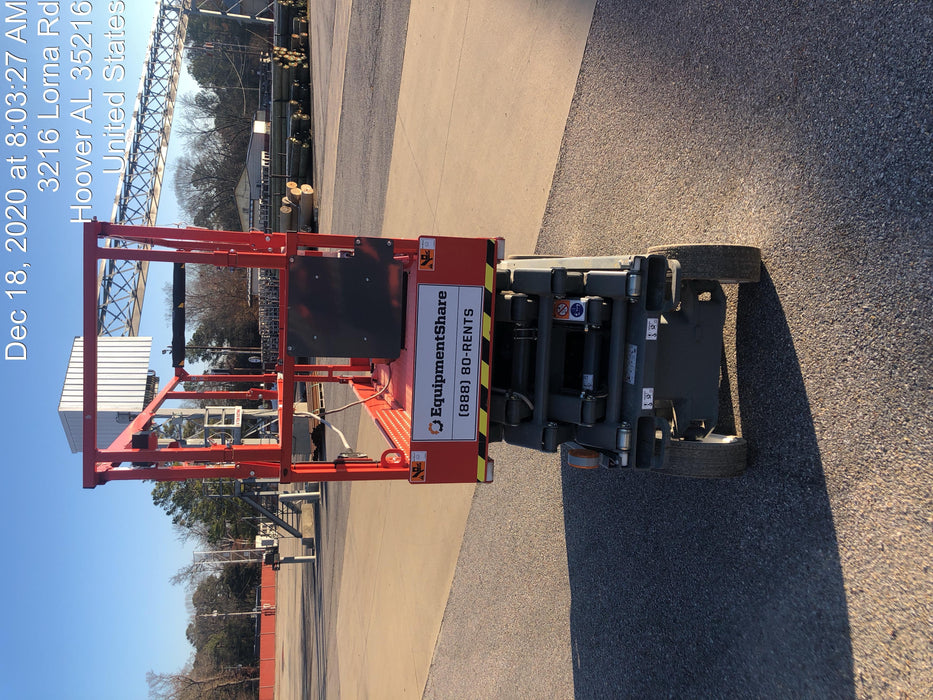 2020 Skyjack SJIII-3226 Solid NM Tires, Half height spring hinged entry gate, Dual Beacons