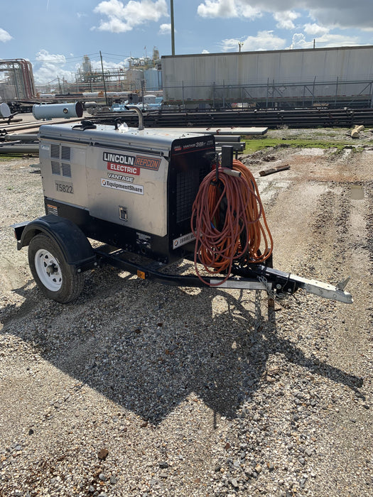 2020 Lincoln Electric Vantage 322 Welder Ready-Pak 3, w/ GPS & Decals (includes trailer, cable rack, fender light kit)