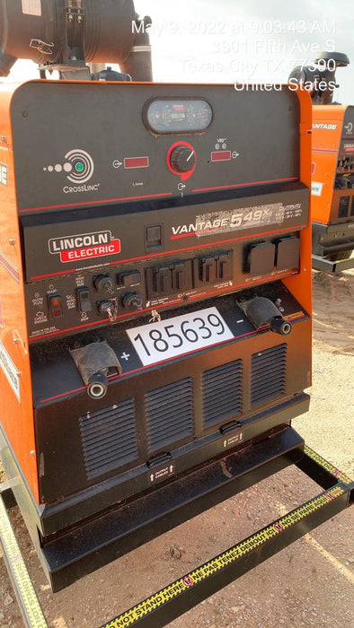 2021 Lincoln Electric Vantage 549X Ready Pak 3, ORANGE (includes trailer, cable rack, fender light kit)