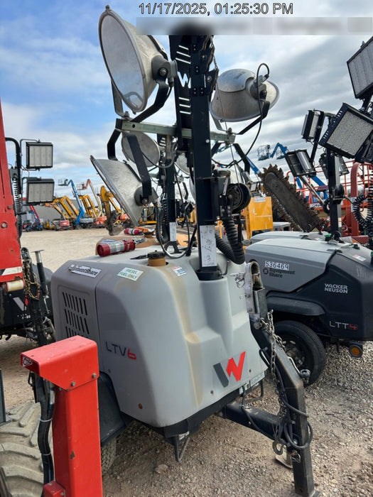 2018 Wacker Neuson LTV6L-MH Wacker Neuson LTV6L Mobile Light Tower w/Fuel Level Sensor Installed