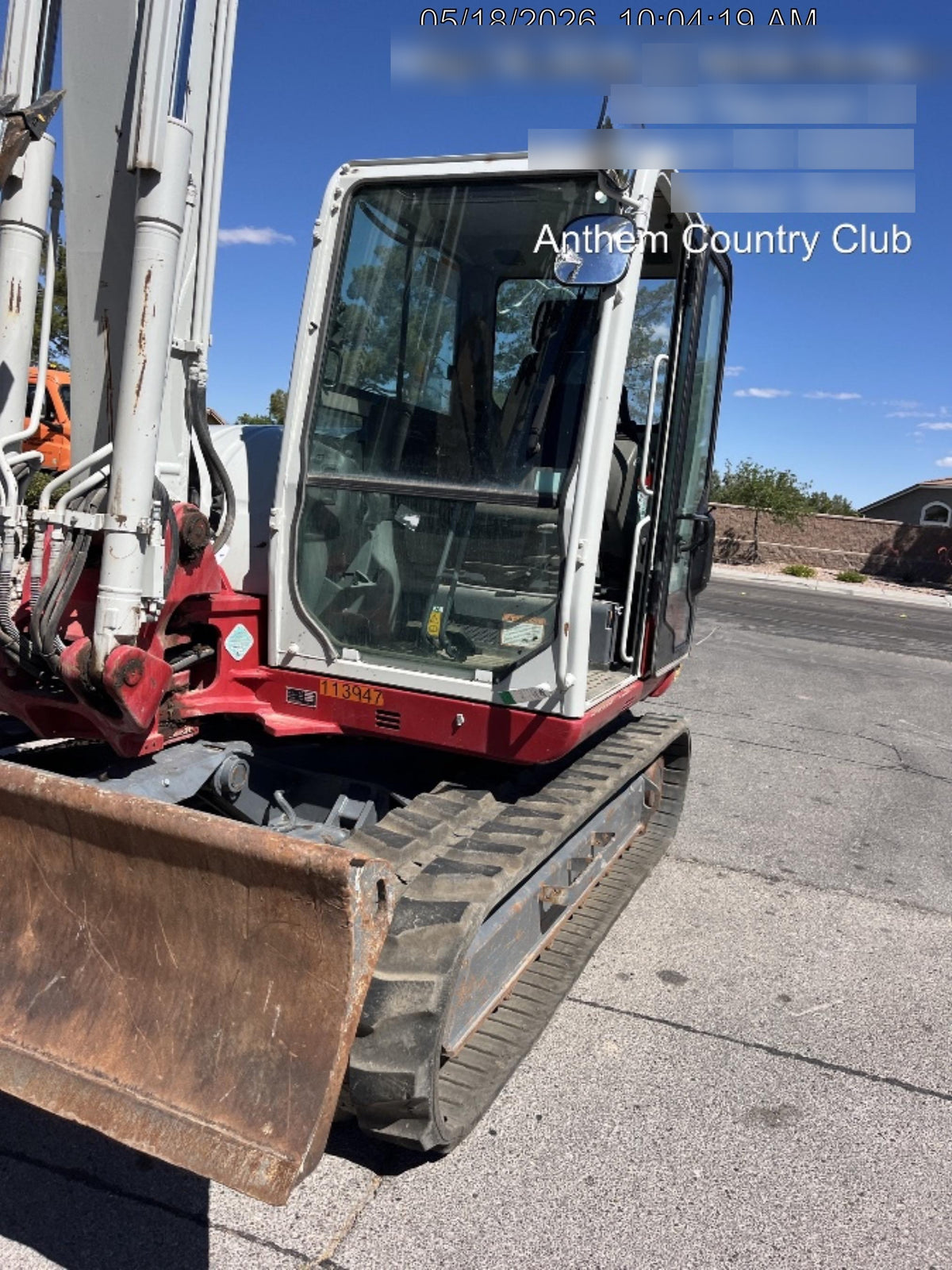 2020 Takeuchi TB290C Cab/Heat/Air, Rubber Tracks, Manual TAG QC