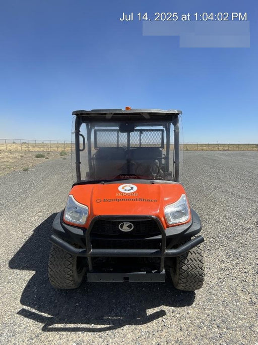 2022 Kubota RTV-X1140W-H Plastic Canopy, Windshield Acrylic Clear, LED Strobe Light, Wire Harness Kit, Back up Alarm