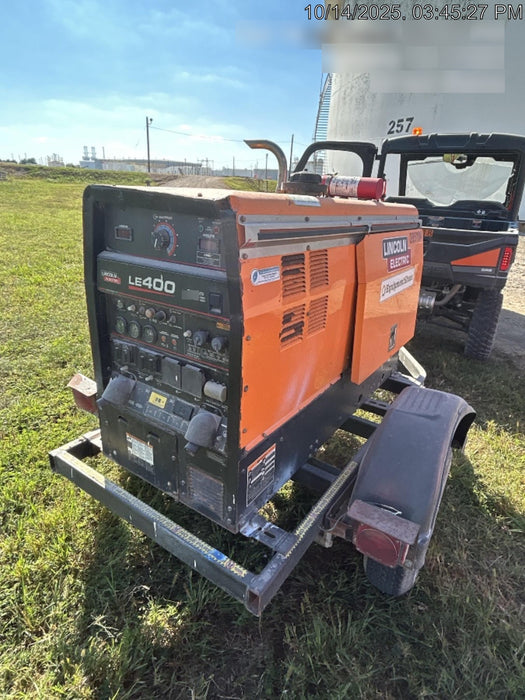 2022 Lincoln Electric LE400 Kubota V1505, Trlr, Cable Rack, Light Kit, ES Decals, T3