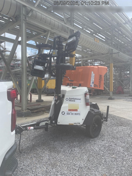 2023 Generac MLT2 Diesel, Flex Switch 120V Input, Powerzone Controller, 
(4) 320W LED Lights, 4kW Generator, 39.9 Gal Fuel Tank, 2" Ball, T3